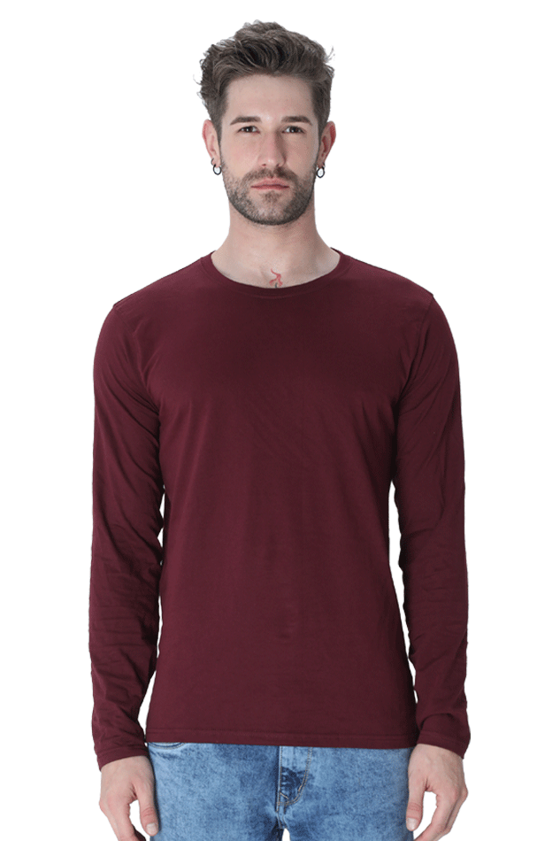 Round Neck Full Sleeves T-Shirts